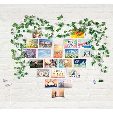 Make It Real 3C4G 28-Piece Photo Collage & Ivy Fairy Lights Set