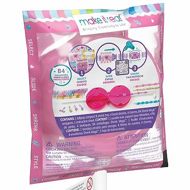 Make It Real Shrink Magic Sweet & Sour Lollipop Bracelet DIY Jewelry Kit