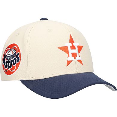 Men's Mitchell & Ness Cream Houston Astros Pro Crown Adjustable Hat