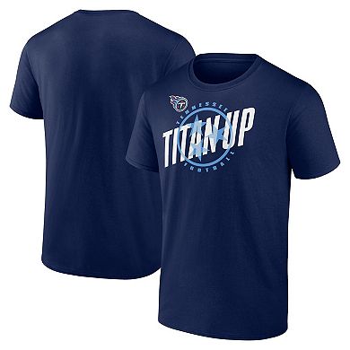 Men's Fanatics Navy Tennessee Titans Hometown Offensive Drive T-Shirt