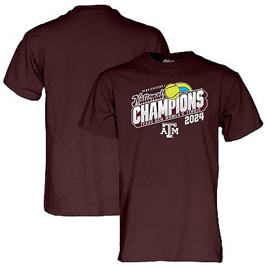 Unisex Blue 84 Maroon Texas A&M Aggies 2024 NCAA Women's Tennis National Champions T-Shirt
