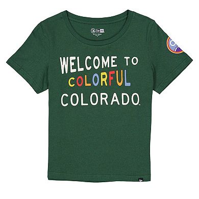 Women's New Era Green Colorado Rockies City Connect T-Shirt