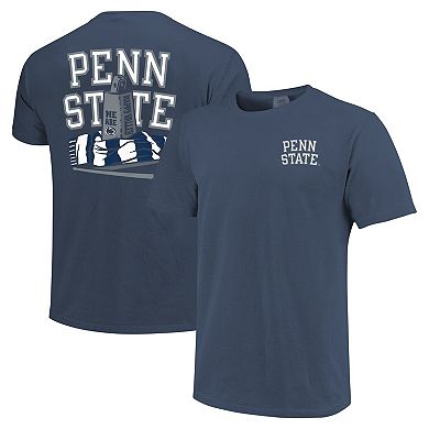 Unisex Navy Penn State Nittany Lions Hyper Local Cowbell Scarf Arc T-Shirt