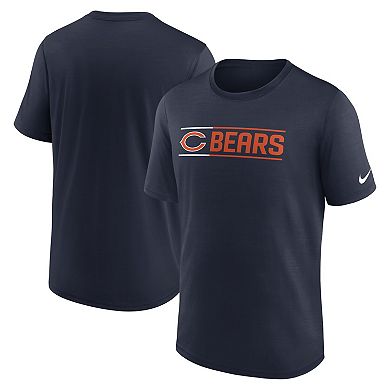 Men's Nike Navy Chicago Bears Exceed Performance T-Shirt