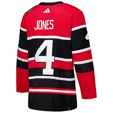 Men's adidas Seth Jones Red Chicago Blackhawks Reverse Retro 2.0 Authentic Player Jersey