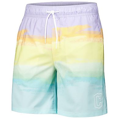 Men's G-III Sports by Carl Banks Cleveland Guardians Perfect Game Volley Board Shorts