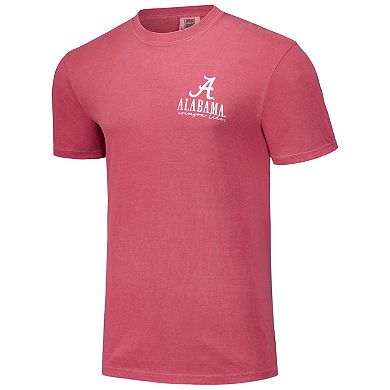 Unisex Crimson Alabama Crimson Tide Hyper Local Campus Poster T-Shirt