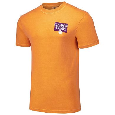Unisex Orange Clemson Tigers Hyper Local Stadium Walkway Animal T-Shirt