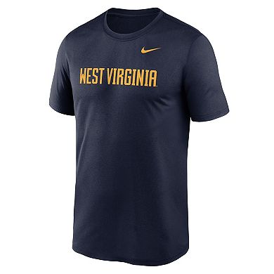 Men's Nike Navy West Virginia Mountaineers Primetime Legend Wordmark T-Shirt