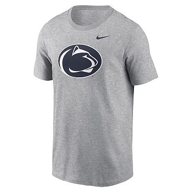 Men's Nike Heather Gray Penn State Nittany Lions Primetime Evergreen Logo T-Shirt