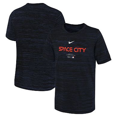 Youth Nike Navy Houston Astros City Connect Practice Graphic Performance T-Shirt