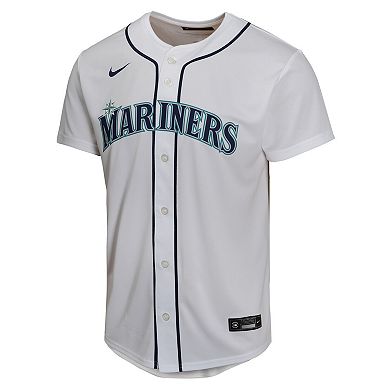 Youth Nike Julio Rodríguez White Seattle Mariners Home Game Player Jersey