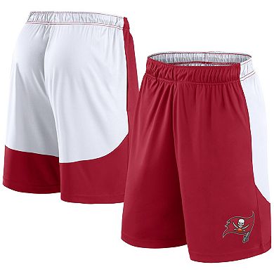 Men's Fanatics Red/White Tampa Bay Buccaneers Go Hard Shorts