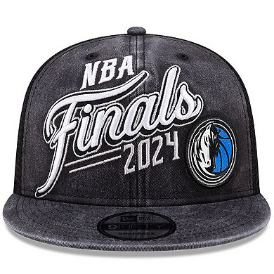 Men's New Era Black Dallas Mavericks 2024 Western Conference Champions Locker Room 9FIFTY Snapback Hat