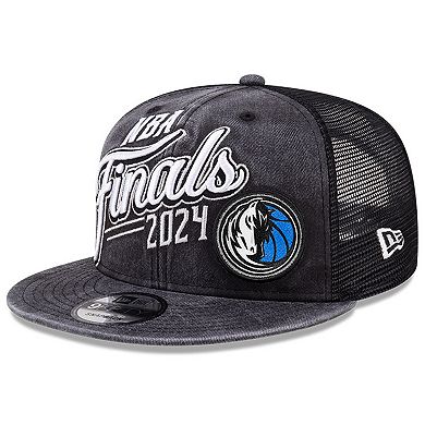 Men's New Era Black Dallas Mavericks 2024 Western Conference Champions Locker Room 9FIFTY Snapback Hat