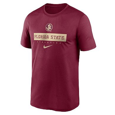 Men's Nike Garnet Florida State Seminoles 2024 Sideline Legend Performance  T-Shirt