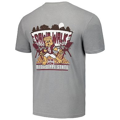 Unisex Gray Mississippi State Bulldogs Hyper Local Mascot Walk T-Shirt