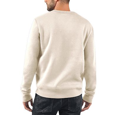 Men's Starter Oatmeal New York Giants 1925 Collection Long Sleeve Pullover Sweatshirt