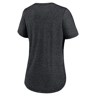 Women's Nike  Heather Black Chicago White Sox 2024 City Connect Tri-Blend T-Shirt