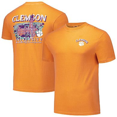 Unisex Orange Clemson Tigers Hyper Local Painted Campus T-Shirt