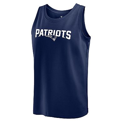 Men's Fanatics Navy New England Patriots Elements Tank Top