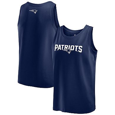 Men's Fanatics Navy New England Patriots Elements Tank Top