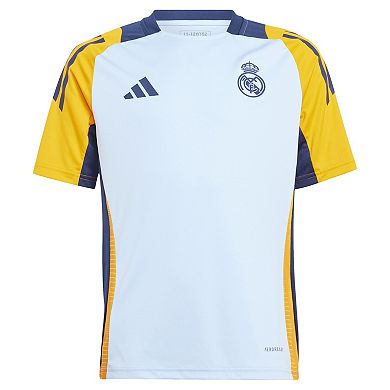 Youth adidas Light Blue Real Madrid 2024/25 Training Jersey