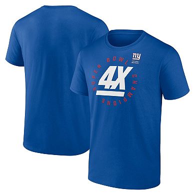 Men's Fanatics Royal New York Giants Hometown Offensive Drive T-Shirt