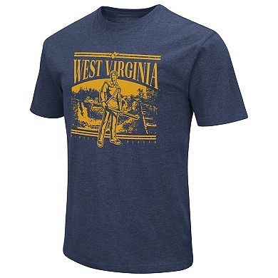 Men's Colosseum Navy West Virginia Mountaineers 2024 Fan T-Shirt