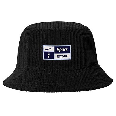 Men's Nike Black Tottenham Hotspur Corduroy Bucket Hat