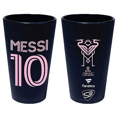 WinCraft Lionel Messi Inter Miami CF 16oz. Silicone Pint Glass