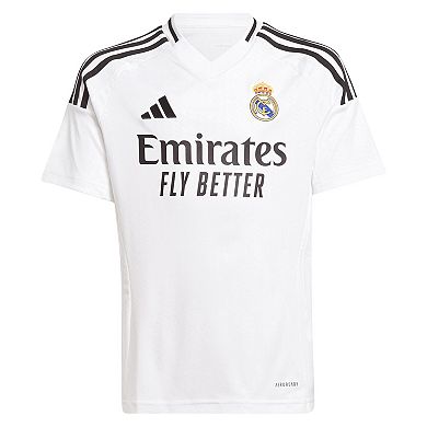 Youth adidas  White Real Madrid 2024/25 Home Replica Jersey