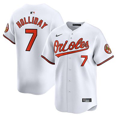 Men's Nike Jackson Holliday White Baltimore Orioles Home Limited Player Jersey