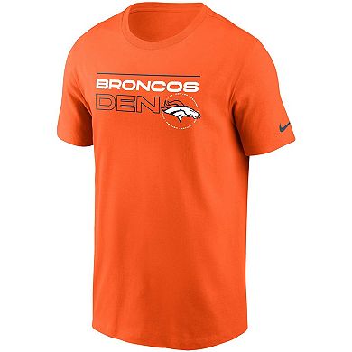 Men's Nike Orange Denver Broncos Broadcast Essential T-Shirt