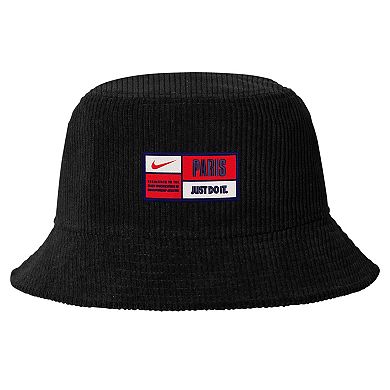 Men's Nike Black Paris Saint-Germain Corduroy Bucket Hat