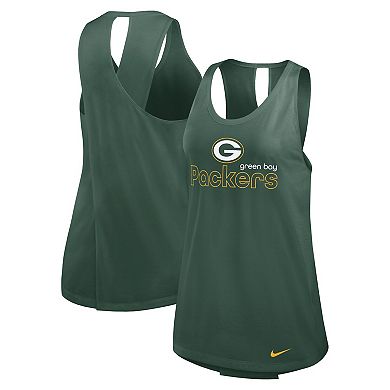 Women's Nike Green Green Bay Packers  Performance Tank Top