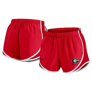 Women's Nike Red Georgia Bulldogs Primetime Tempo Performance Shorts
