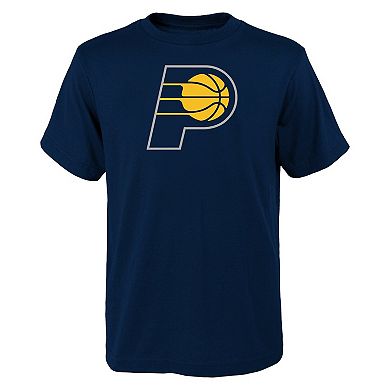 Youth Navy Indiana Pacers Primary Logo T-Shirt