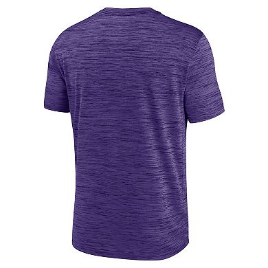 Men's Nike Purple LSU Tigers 2024 Sideline Velocity Performance  T-Shirt