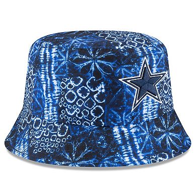 Men's New Era Navy Dallas Cowboys Shibori Bucket Hat