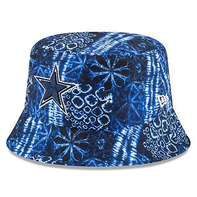Men's New Era Navy Dallas Cowboys Shibori Bucket Hat