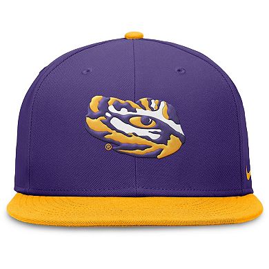 Men's Nike Purple/Gold LSU Tigers Performance Fitted Hat