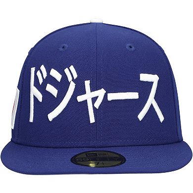 Men's New Era Royal Los Angeles Dodgers Kanji 59FIFTY Fitted Hat