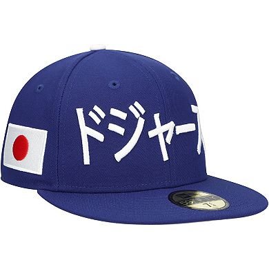 Men's New Era Royal Los Angeles Dodgers Kanji 59FIFTY Fitted Hat