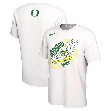 Men's Nike White Oregon Ducks Track & Field Hayward Magic T-Shirt
