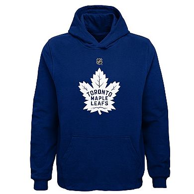 Youth Blue Toronto Maple Leafs Primary Logo Pullover Hoodie