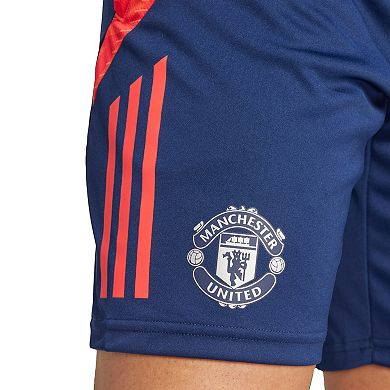 Men's adidas Navy Manchester United Tiro 2024/25 AEROREADY Training Shorts