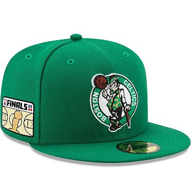 Men's New Era Kelly Green Boston Celtics 2024 NBA Finals Side Patch 59FIFTY Fitted Hat