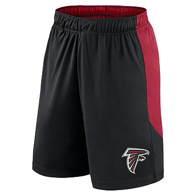 Men's Fanatics Black/Red Atlanta Falcons Go Hard Shorts