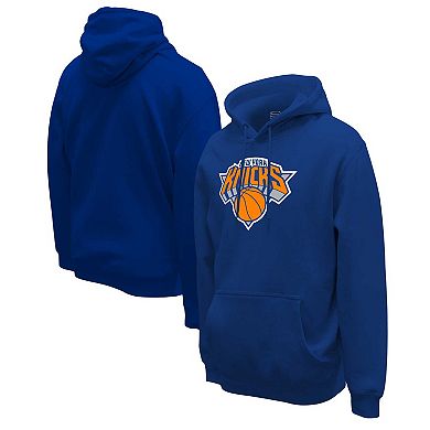 Unisex Stadium Essentials  Blue New York Knicks Primary Logo Pullover Hoodie